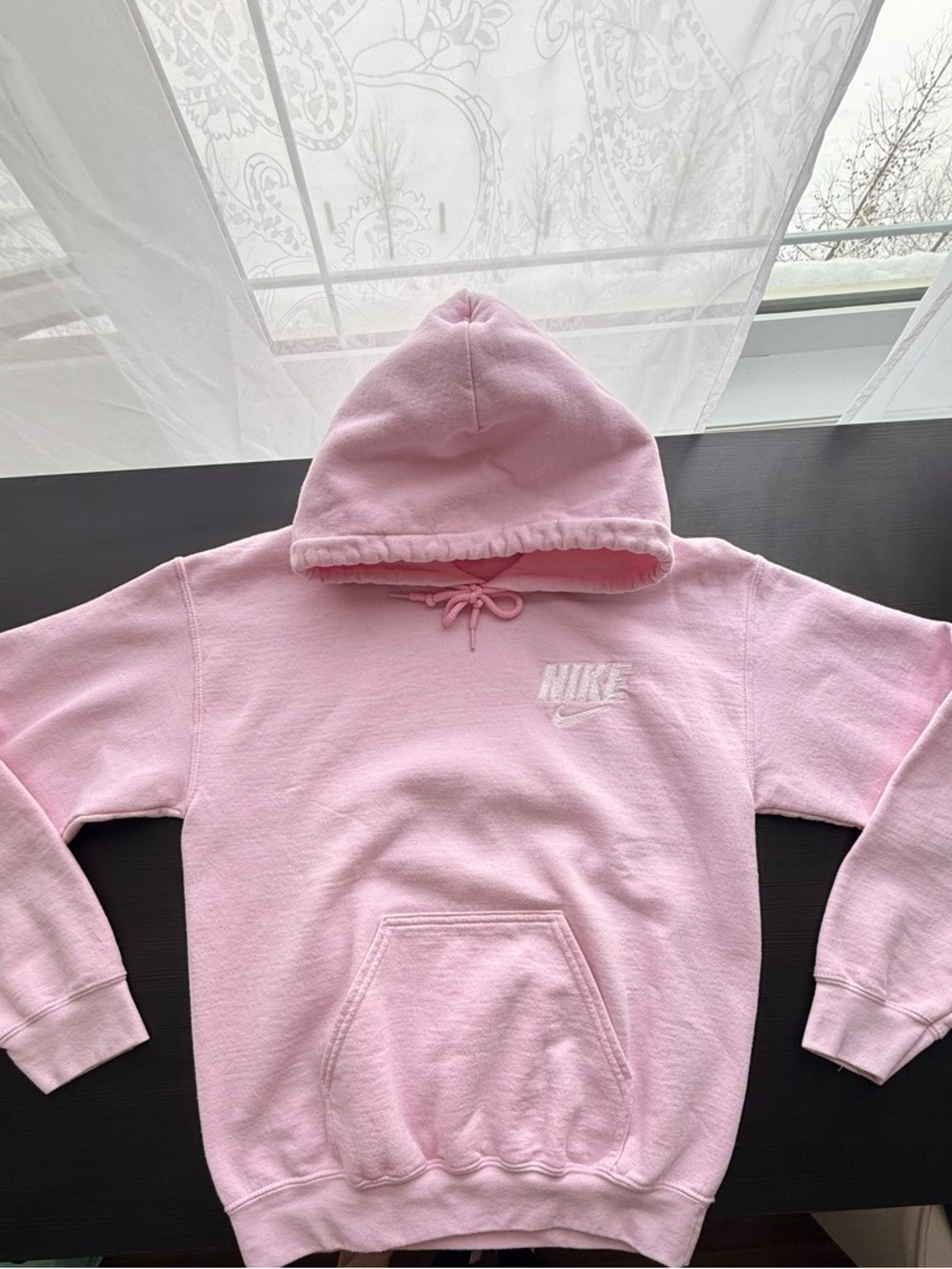 ✨5FOR25✨ Nike Light Pink Pullover Hoodie with White Logo